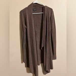 Dark brown barefoot dreams cardigan